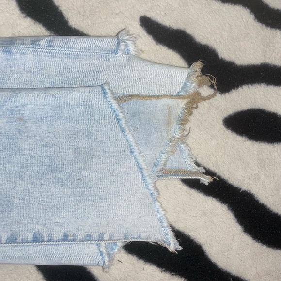 Veronica Beard Corset Extra High Rise Rare Split Hem style Jeans size 24 / 00 - Picture 6 of 6